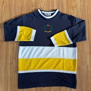Vintage 90s Jennifer Moore Activewear Rugby Sweatshirt